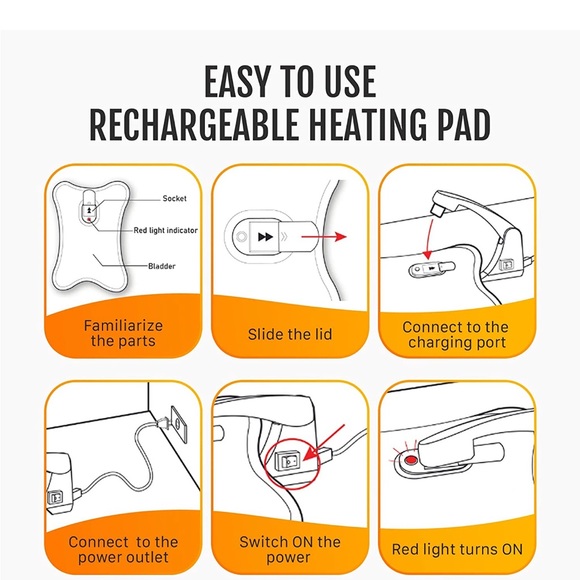 Happy Heat Electric Foot Warmer - NIB - Picture 3 of 4